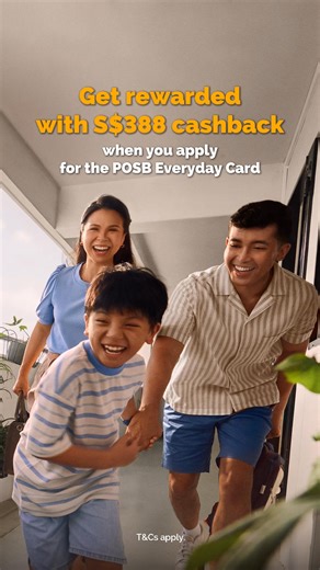 Feel 10/10 with the POSB Everyday Card – and get rewarded with S$388 cashback! Sign up now with promo code ‘PED388’ and spend at least S$800 within 60 days from card approval date. Earn up to 10% cash rebates on dining, in-store spend in Malaysian Ringgit and SimplyGo. Plus, enjoy up to 50% off family attractions and exclusive deals! T&Cs apply. | POSB