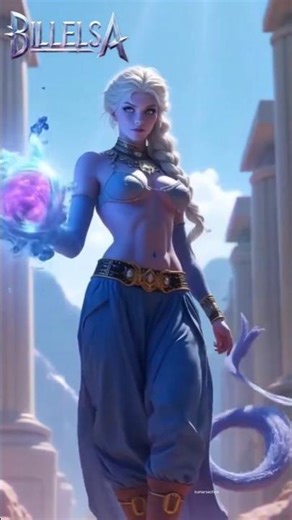 Bill Elsa & Male Freeze ❄️ | Frozen Power Couple | #viral #youtubeshorts