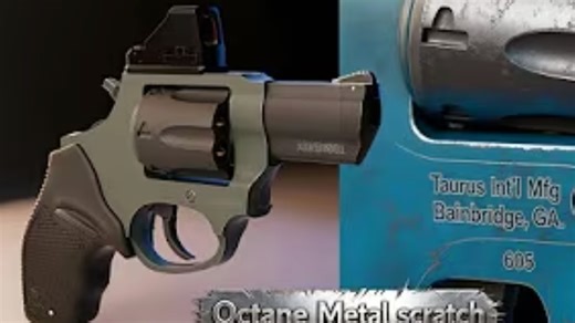 Modo 左轮——金属磨磨损材质制作