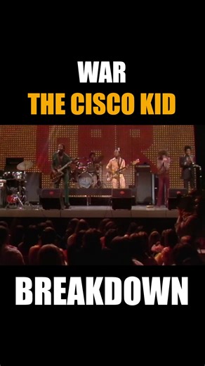 👉War - The Cisco Kid Breakdown: Masters of Groove And Feel The Cisco Kid is a masterclass in rhythm and feel — blending funk, Latin, R&B, and rock into one seamless groove. The drums and percussion are syncopated and full of life, with congas, cabasa, timbales, and handclaps all driving the beat. A wah-soaked guitar, RMI Electra Piano, and punchy picked bass lock in perfectly, while harmonica, sax, and flute add that unmistakable War flavor. Even the fade-out hides a few surprises. #War #TheCis