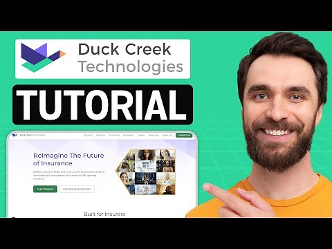 Duck Creek Tutorial for Beginners (2025) | Insurance Software Demo