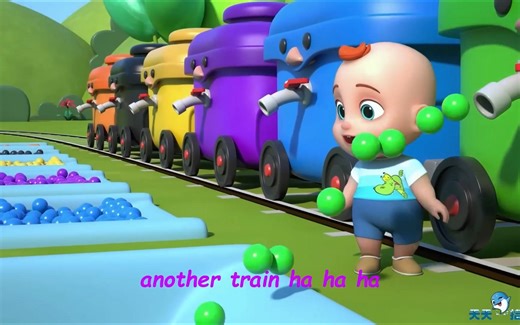 The Color Train Song - 儿童早教歌曲（经典英文童谣197）