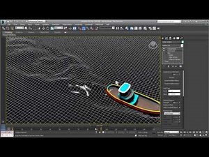 Creating Water Ripple Effects in 3ds Max - Part 8 - Animating Wakes