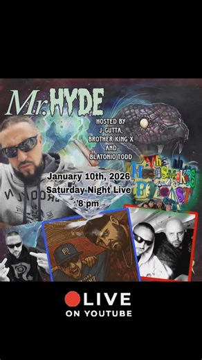 Saturday Night Live January 10th 2026 8 pm est on YouTube @the_hoodsmokers_potcast 353 with the Re Turn of the Legendary @mrhydeplr 🔥 | The Hood smokers Pot Cast