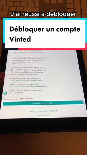 Débloquer votre compte Vinted facilement