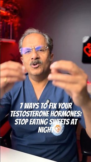 7 Ways to Fix Your Testosterone Hormones: Stop Eating Sweets at Night