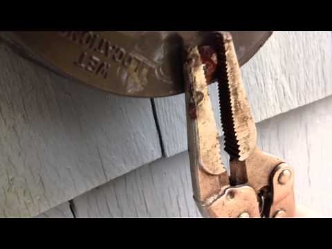 How To Remove Damaged Stripped Rusty Bolt With Vise Grip Pliers