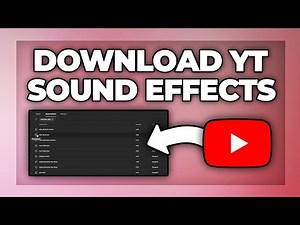 how to download Sound effects from Youtube for free - Tutorial