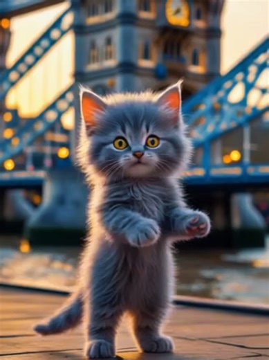 Magical Cat Dance with Colorful Transformations