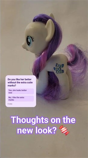 Bon Bon G4 Custom 🍬✨ | Sweetie Drops Repaint vs Original | Which Look Wins? #mlp #mylitlepony