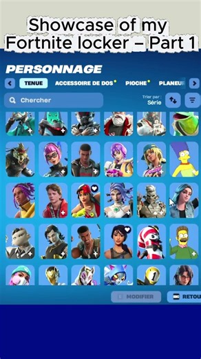 Showcase of my Fortnite locker – Part 1