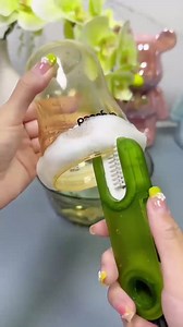 3 in 1 Tiny Cleaning Brush, 3 Pack Cup Lid Cleaner Brushes Set Mini Multi-Functional Crevice Cleaning Brush for Cleaning Baby Bottles, Narrow Neck Bottle, Sport Water Bottle, Tumbler, Glass Vase