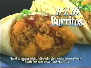 Taco Bell Big Bell Value Menu Commercial 2005