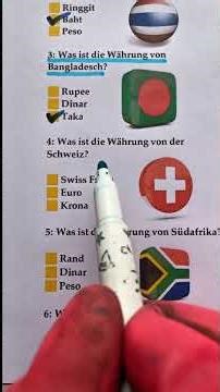 Currency quiz: Do you know these countries and their currencies? Test your knowledge!