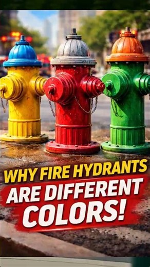 Why Fire Hydrants Have Different Colors