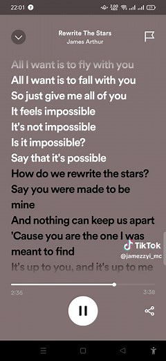 Rewrite the Stars Song Lyrics | James Arthur & Anne-Marie