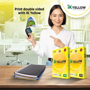 42 reactions | Type. Print. File. Repeat. Spend your precious time wisely on your daily task, not on unorganised printed papers. Organise your work by printing double sided on IK Yellow paper. It is high in opacity, making it easy to read, refer and find your specific files! #TheWhiterBrighterChoice #IKYellow | IK Yellow Malaysia | Facebook