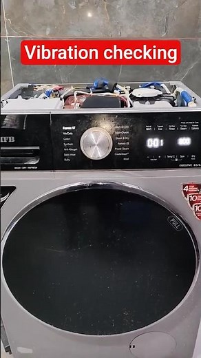 Ifb front load washing machine vibration checking #washingmachine #viral #shorts #service #ifb