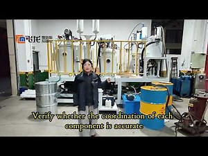Polyurethane machinery equipment - NDI prepolymer automated dehydration synthesis system