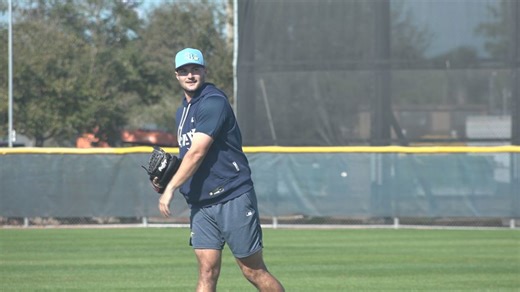 Tampa Bay Rays hold first Spring Training workout