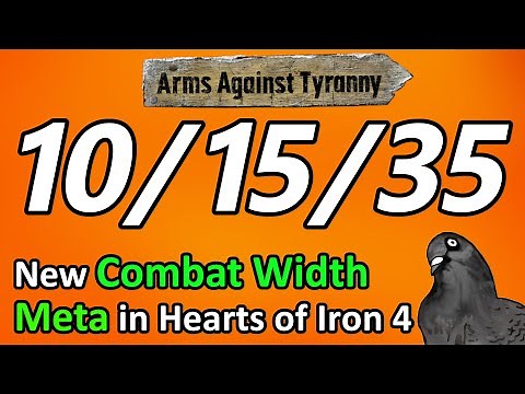 New meta and discussion about combat width in Hearts of Iron 4!