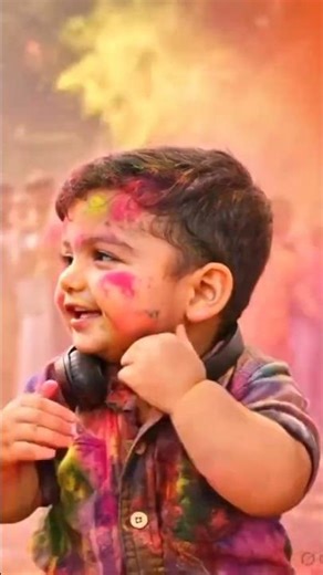 Baby Holi Dance ❤ | #holidance #baby #ytshorts #shortsfeed #reels