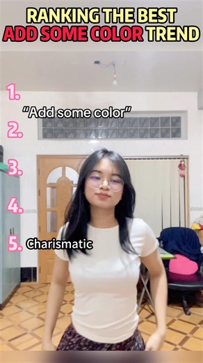 Ranking The Best Add Some Color Trend ✨#tiktoktrend #fypシ゚viral #ranking #usa #addsomecolor