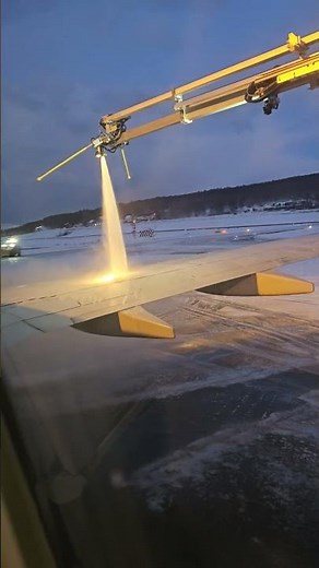 Pilot Explaining De-icing ❄️🛫