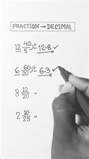 Convert Fraction into Decimal