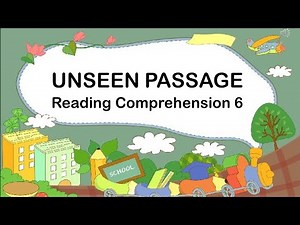 Unseen passage with Question and Answer / Reading Comprehension-6 for kids/ Unseen passage