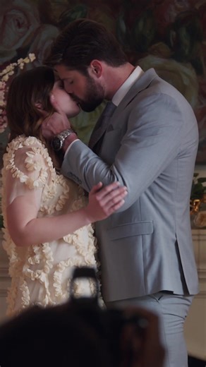 We got a little carried away in front of all the wedding guests 📸 Have you watched Playing Pretend yet?