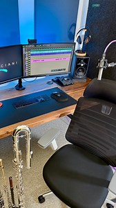 I recently updated my flute remote recording studio, so here’s a mini tour 🎙️Did you spot any of your favorites in my video? Avid Pro Tools TJ Flutes SCHOEPS Mikrofone RATstands Universal Audio Caulfield Cables UPLIFT Desk ASUS #flute #fluteremoterecording #composer | Gina Luciani