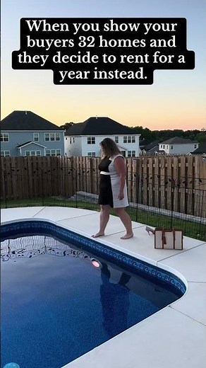 Realtor face plants into the pool fully clothed!