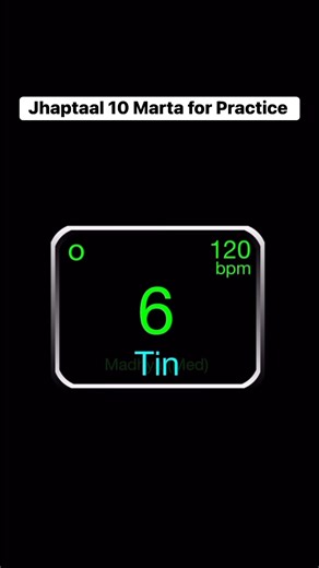 Jhaptaal 10 Marta for Shabad Practice #tablaapp #jhaptaal #taal | Varinder Singh