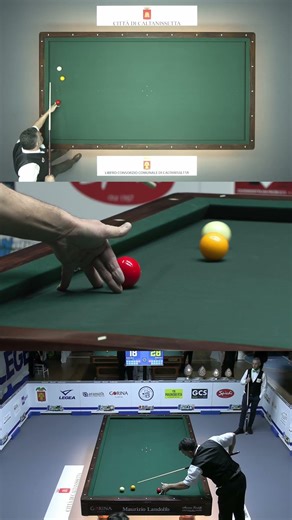 🎱𝐂𝐇𝐄 𝐂𝐎𝐋𝐏𝐎 𝐏𝐔𝐓𝐈𝐆𝐍𝐀𝐍𝐎! Stecca alta, leggera curva e due sponde dell’avversaria!