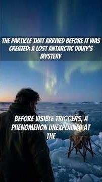 The Particle That Arrived Before It Was Created: A Lost Antarctic Diary’s Mystery