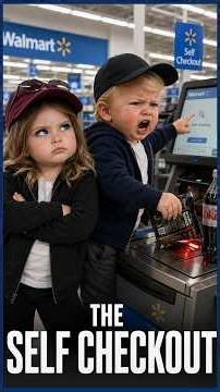 Baby Trump Vs The Walmart Self Checkout 🛒😭
