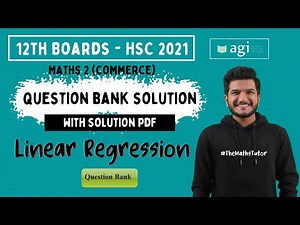 Question Bank Solutions | Linear Regression | HSC Commerce 2022 Maths 2 | Class 12th