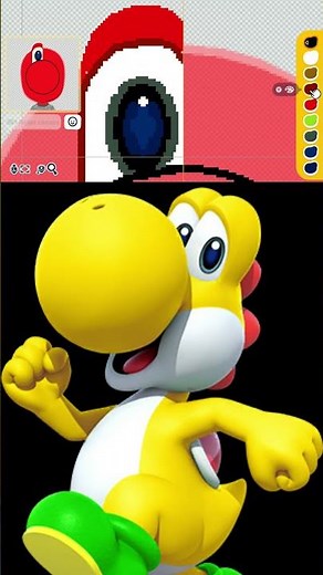 How to make Yellow Yoshi from Yoshi #yellowyoshi #yoshi