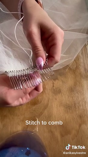 How to Make a Bridal Veil from Scratch