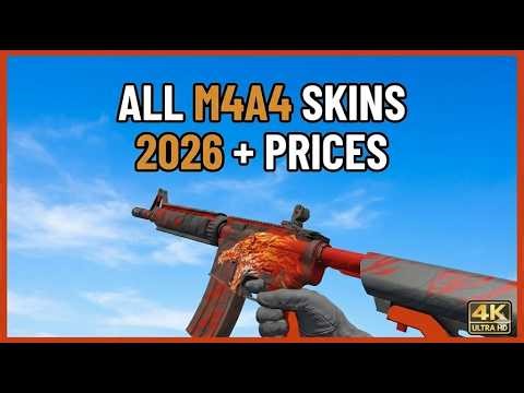 All M4A4 Skins + prices 2026 | CS2 In-Game [4K]