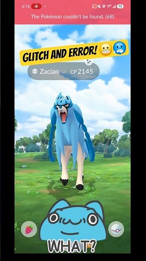 Glitch and Error Message Pokémon Go. 😒 Don't Play Last minute Raids!😕 Shiny Zacian #pokemongo