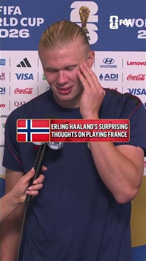 Erling Haaland shares an unexpected take on Norway's matchup against France