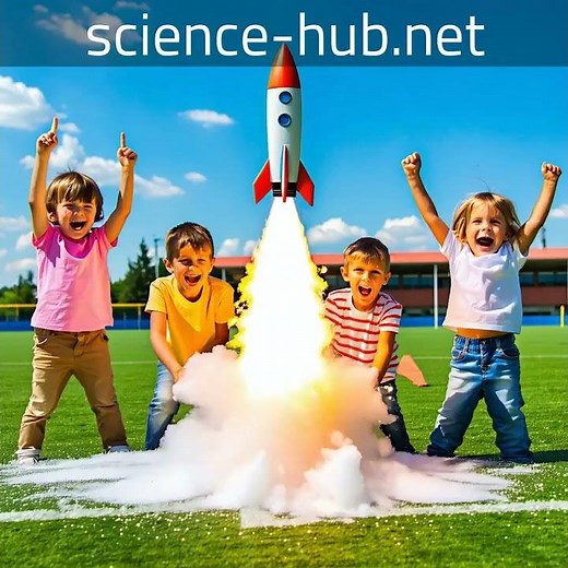 Baking Soda Rocket Day Celebration