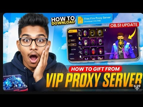 How to Download VIP Proxy Server for Free Fire (2025) 📲 #video #proxyserver