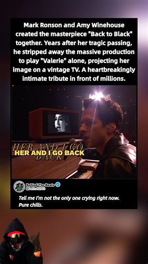 A Heartbreaking Tribute to Amy Winehouse at the BRITs 🕊️ #AmyWinehouse #MarkRonson #Valerie #Pop