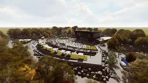 The Ledge Amphitheater: Fly-over Visualization