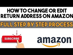 Change Return Address In Amazon Seller Account | How To Change Return Address On Amazon