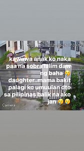 palagi nalang daw umuulan sa pilipinas aav ng anak ko 😢😢 | Chie Cindy Romero Romero