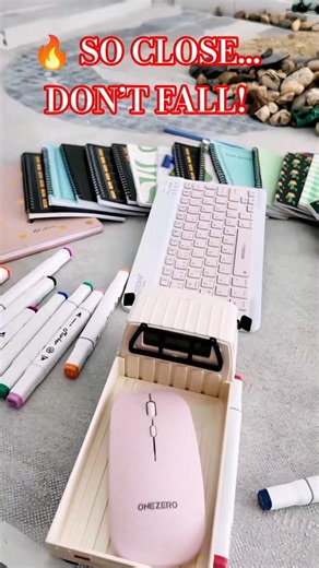 Tiny Japanese Pickup vs Impossible Keyboard Obstacle 😳🚚 (Unexpected Ending)